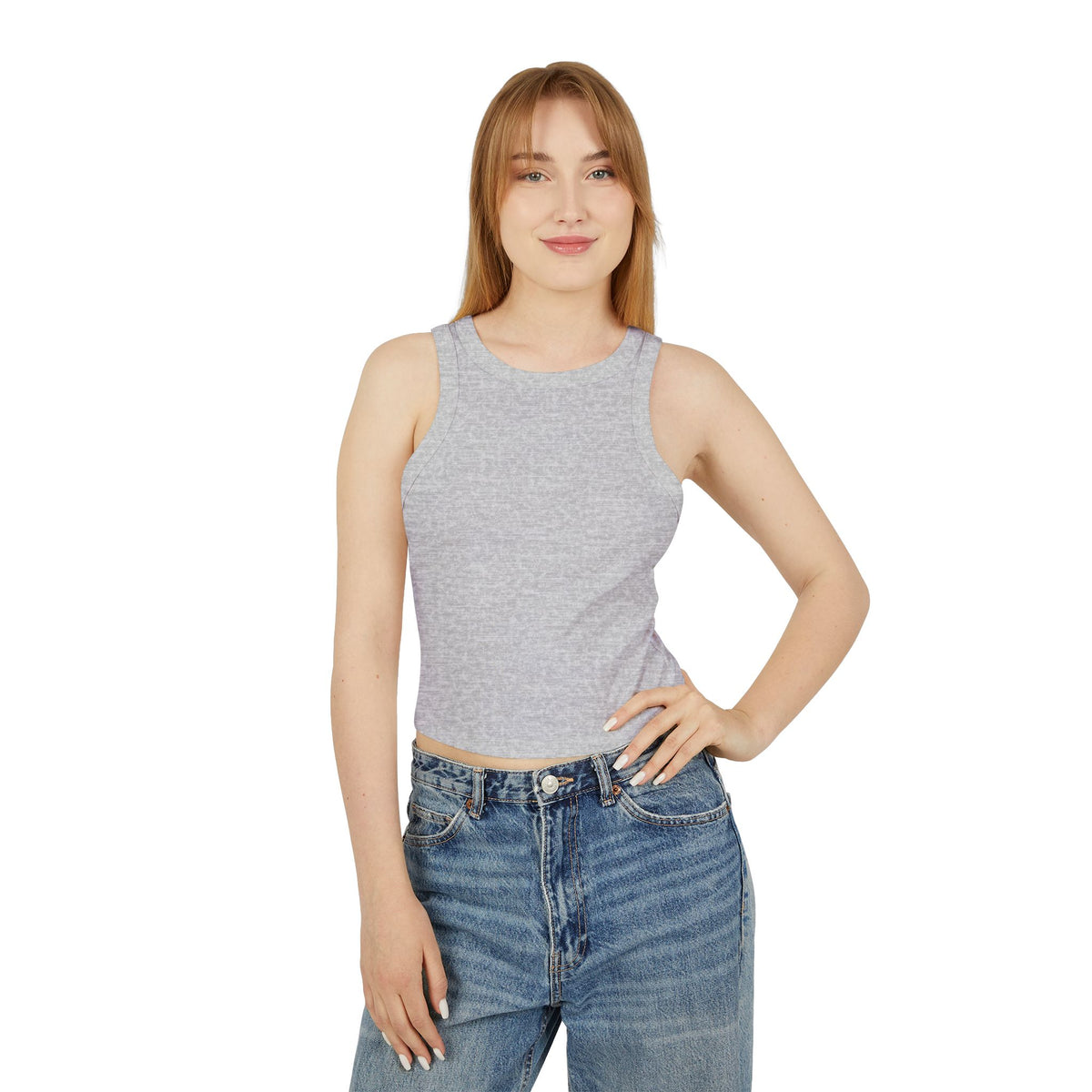 Women’s Micro Rib Racer Tank Top - 2 colors available