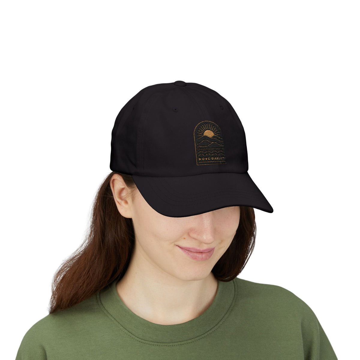 Embroidered Move Dailey Classic Dad Cap Relaxed Hat