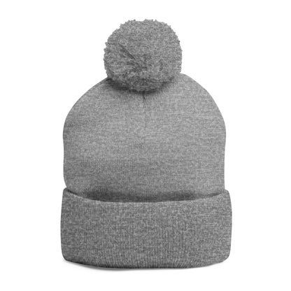 Embroidered Pom-Pom Dailey Method Knit Hat